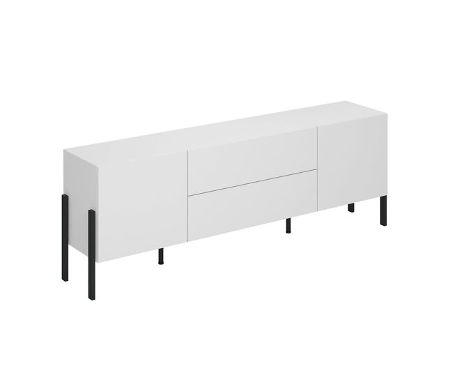 Mueble TV 2 puertas 2 cajones Bérénice 204