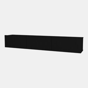 Móvel de TV 180 x 31 x 295 cm preto 03_0007881
