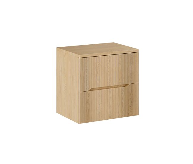 Mueble bajo lavabo 60cm encimera isaline madera
