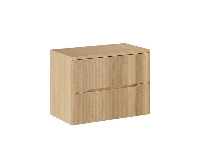 Mueble bajo lavabo 80cm encimera Isaline Madera