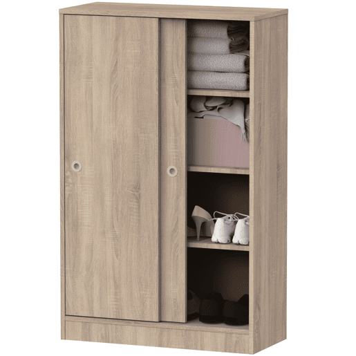 Armário auxiliar baixo Turin 2 portas 3 prateleiras Cambrian Móvel de armazenamento multiuso 120x74x33 cm Armário auxiliar baixo Turin 2 portas 3 prateleiras Cambrian Móvel de armazenamento multiuso 120x74x33 cm