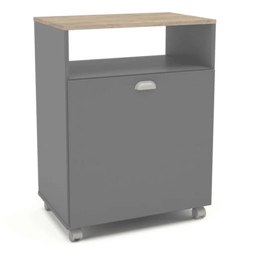Móvel auxiliar para lavanderia em cinza 61x80x40 cm Móvel auxiliar para lavanderia em cinza 61x80x40 cm