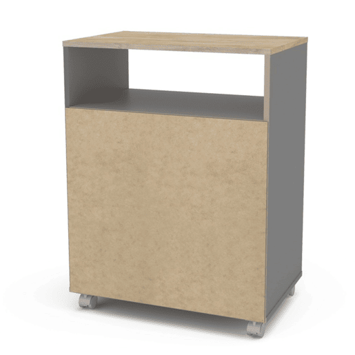 Móvel auxiliar para lavanderia em cinza 61x80x40 cm Móvel auxiliar para lavanderia em cinza 61x80x40 cm