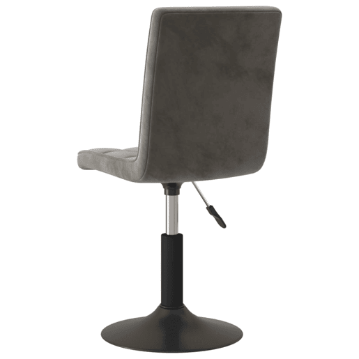 vidaXL Cadeiras de jantar giratórias 6 pcs veludo cinzento-escuro vidaXL Cadeiras de jantar giratórias 6 pcs veludo cinzento-escuro