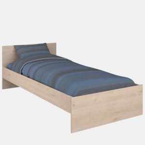 Cama de criança em carvalho Jackson 90x190 cm Quarto moderno para jovens