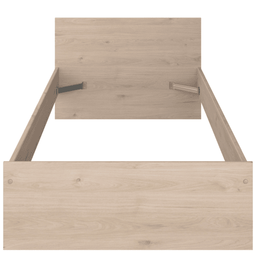 Cama de criança em carvalho Jackson 90x190 cm Quarto moderno para jovens Cama de criança em carvalho Jackson 90x190 cm Quarto moderno para jovens