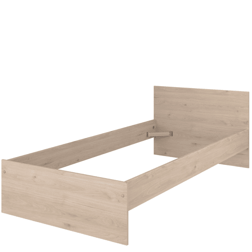 Cama de criança em carvalho Jackson 90x190 cm Quarto moderno para jovens Cama de criança em carvalho Jackson 90x190 cm Quarto moderno para jovens