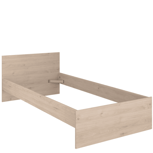 Cama de criança em carvalho Jackson 90x190 cm Quarto moderno para jovens Cama de criança em carvalho Jackson 90x190 cm Quarto moderno para jovens