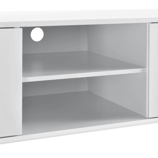 Móvel de TV baixo em aglomerado de televisão 120 cm branco 03_0002867