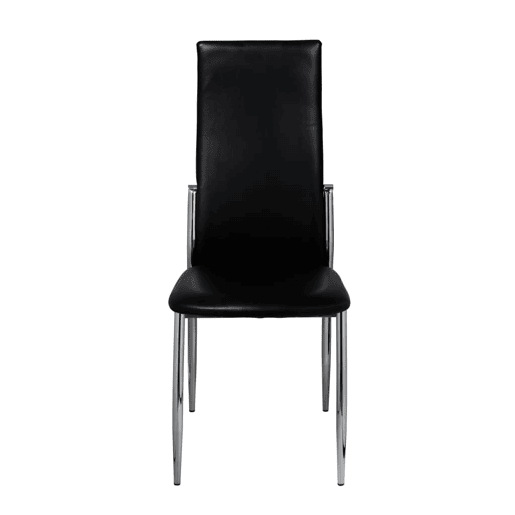 vidaXL Cadeiras de jantar 2 pcs couro artificial preto vidaXL Cadeiras de jantar 2 pcs couro artificial preto
