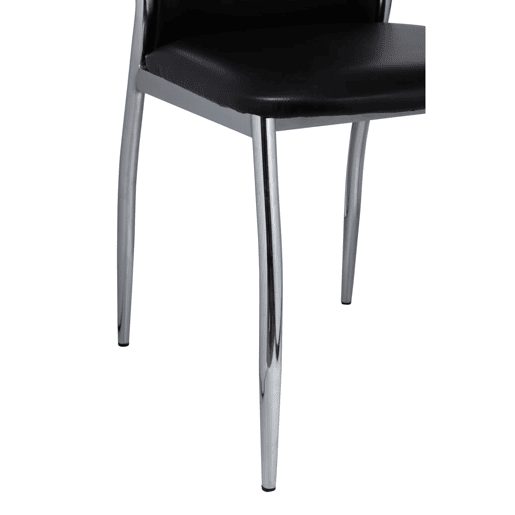 vidaXL Cadeiras de jantar 2 pcs couro artificial preto vidaXL Cadeiras de jantar 2 pcs couro artificial preto