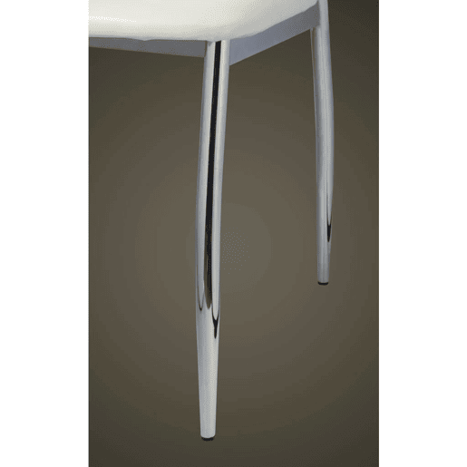 vidaXL Cadeiras de jantar 2 pcs couro artificial branco vidaXL Cadeiras de jantar 2 pcs couro artificial branco