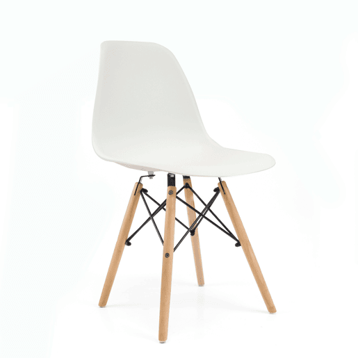 Conjunto de 4 móveis de sala Kendra Branco e Carvalho Canadense (mesa de jantar extensível, vitrine, aparador, 4 cadeiras) Conjunto de 4 móveis de sala Kendra Branco e Carvalho Canadense (mesa de jantar extensível, vitrine, aparador, 4 cadeiras)