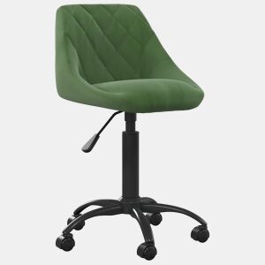 vidaXL Cadeira de jantar veludo verde-escuro