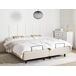 Beliani Cama ajustable sin cabecero Poliéster DUKE II 160x200 Beliani Cama ajustable sin cabecero Poliéster DUKE II 160x200 Beige