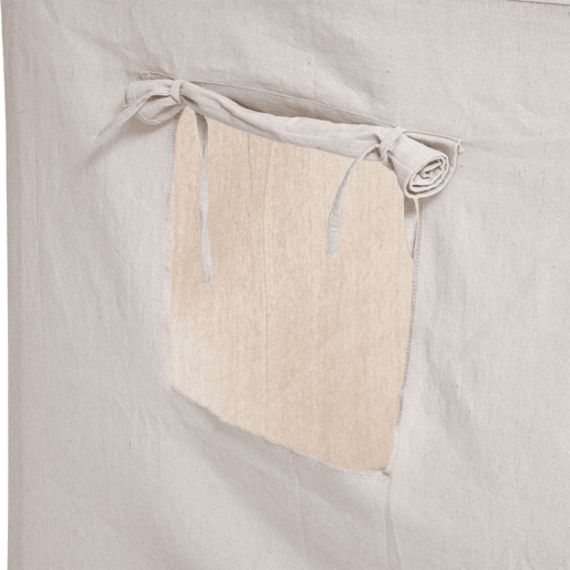 Tenda infantil Safari com estrutura em madeira de pinho, branca e poliƩster - medidas 77x115 cm Tenda infantil Safari com estrutura em madeira de pinho, branca e poliƩster - medidas 77x115 cm