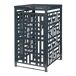 Cobertizo Bernalda para 1 cubo de basura de 240 L acero Cobertizo Bernalda para 1 cubo de basura de 240 L acero Antracita