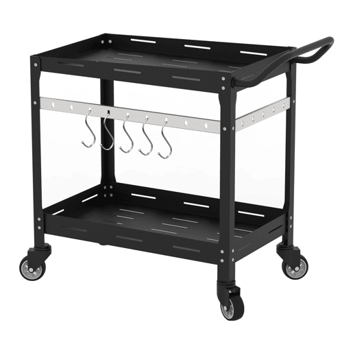 Carrinho de servir para exterior Aço Bard 72x77x38 cm Preto casa.pro