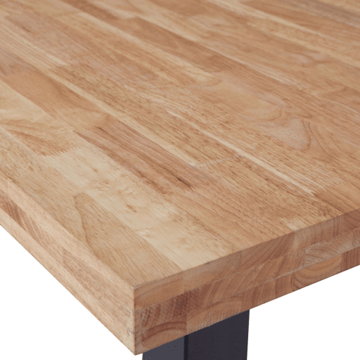 Pacote de mesa alta estilo industrial em carvalho e preto com 4 cadeiras estilo nórdico em branco e carvalho nórdico Pacote de mesa alta estilo industrial em carvalho e preto com 4 cadeiras estilo nórdico em branco e carvalho nórdico