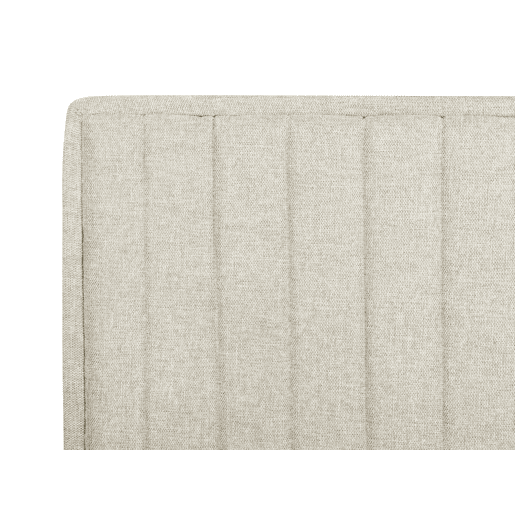 Cama ajustável Tecido DUKE II 160 x 200 cm Creme