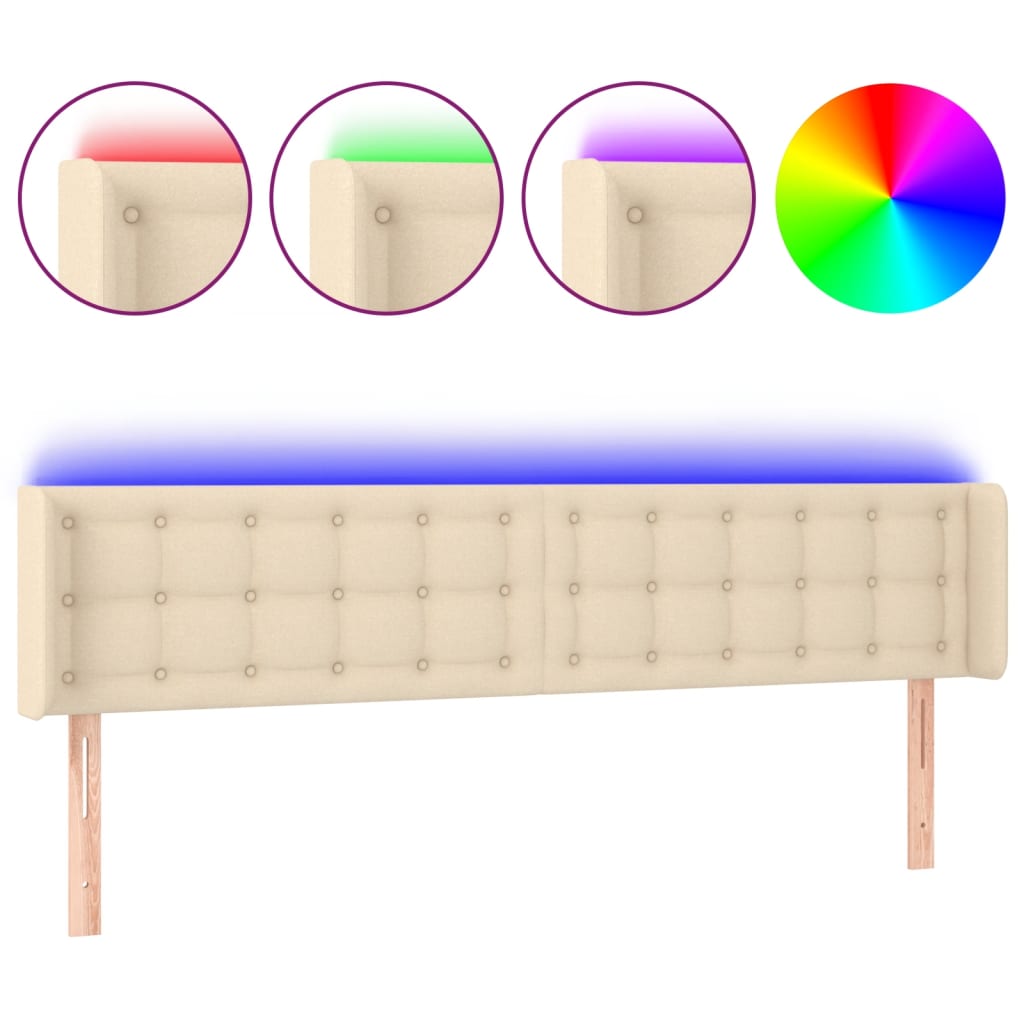 Cabecero Con Led 163 Crema