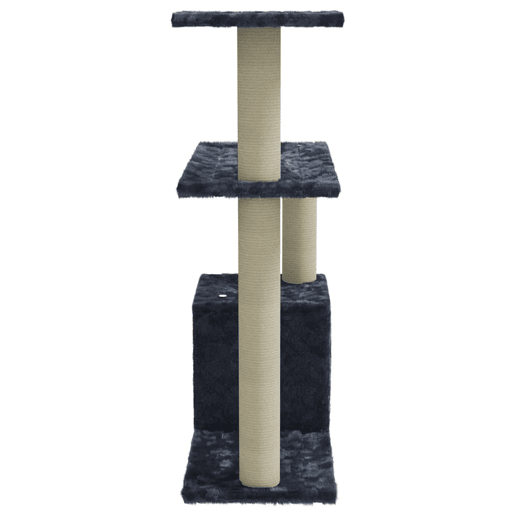 vidaXL Árvore p gatos c postes arranhadores sisal 70 cm cinza-escuro vidaXL Árvore p gatos c postes arranhadores sisal 70 cm cinza-escuro