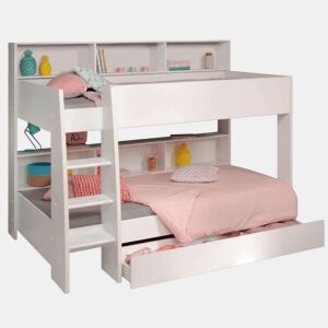 Beliche Mouse Youth com Gaveta 90x200 cm na cor Branca - Adiciona Modernidade ao Quarto