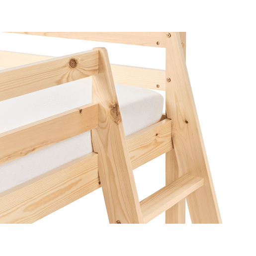 Beliani Cama de meia altura Pinho STAPLE