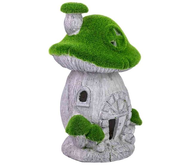 Figura decoración de metal seta 47.5x22x5x31h cm