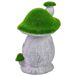 Figura decoración de metal seta Figura decoración de metal seta Verde