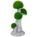 Figura decoración de metal setas Figura decoración de metal setas Verde