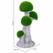 Figura decoración de metal setas Figura decoración de metal setas Verde
