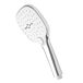 Alcachofa de ducha Maurer con 3 funciones+pulsador Alcachofa de ducha Maurer con 3 funciones+pulsador Inox