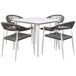 Conjunto de mesa y 4 sillas Conjunto de mesa y 4 sillas Multicolor