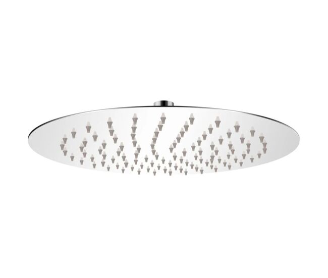 Cabezal de ducha efecto lluvia diseño redondo acero inoxidable 25 cm