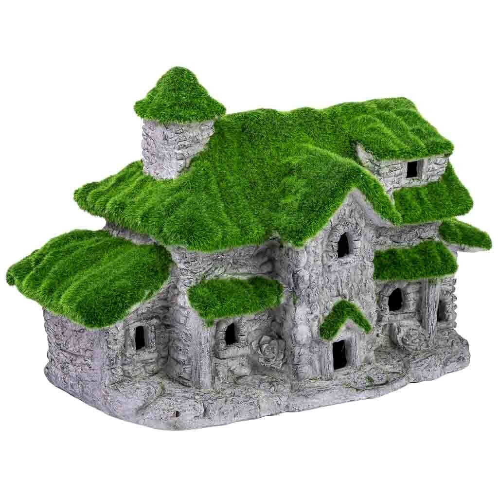 Figura decoración caseta 27x23x40h cm