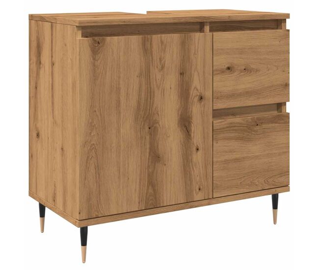 Vidaxl armario de baño madera de ingeniería roble artisan 65x33x60 cm