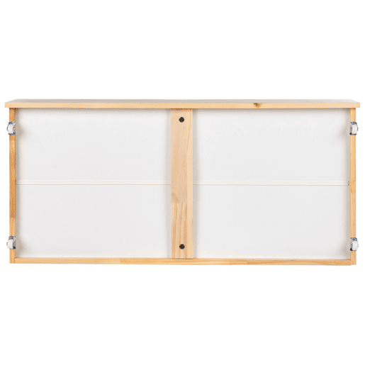 Conjunto de 2 gavetas de arrumação para cama Pinho EPANEY Castanho claro