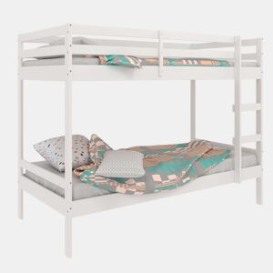 Beliche Rabbit Youth com gaveta inferior, branco, estilo moderno, 195x152x101 cm
