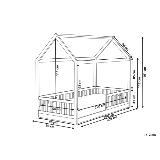 Beliani Cama infantil Pinho COSSAYE