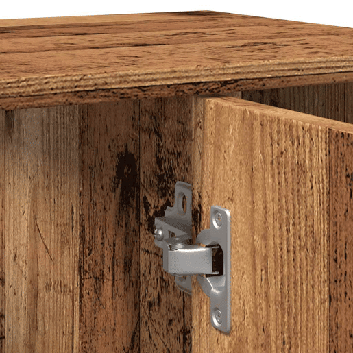 vidaXL Armário WC 60x32x53,5 cm derivados de madeira madeira velha