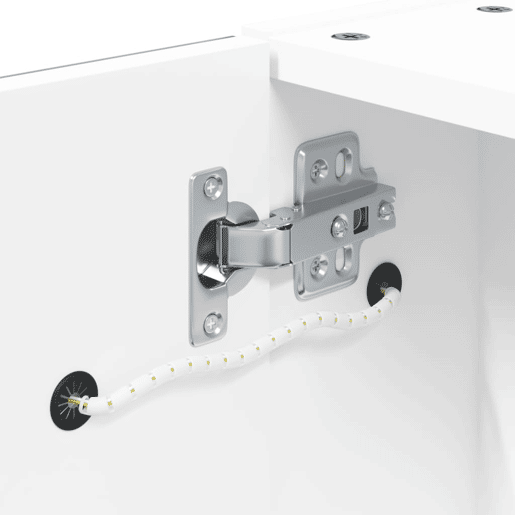 vidaXL Armário espelhado p casa de banho c LEDs 60x13x52cm branco vidaXL Armário espelhado p casa de banho c LEDs 60x13x52cm branco