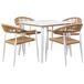 Conjunto de mesa y 4 sillas Conjunto de mesa y 4 sillas Beige