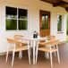 Conjunto de mesa y 4 sillas Conjunto de mesa y 4 sillas Beige