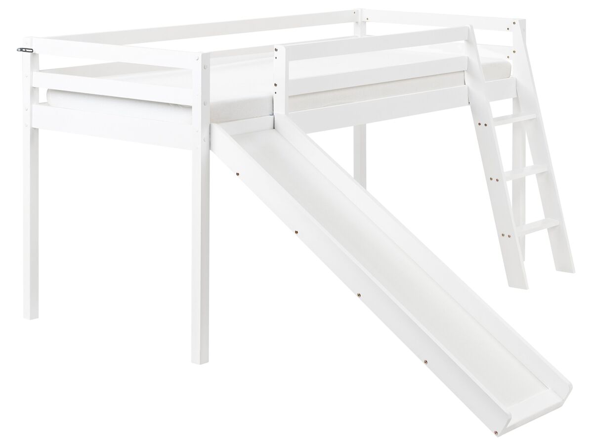 Beliani Cama de media altura Madera de pino STAPLE 227x208