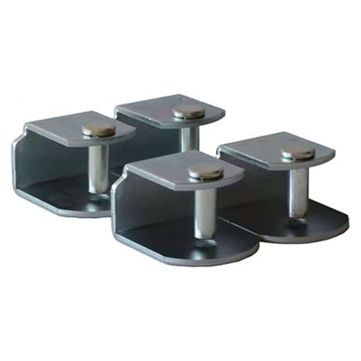 Pack 4 abrazaderas metálicas para somier antiruido