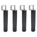 Pack 4 abrazaderas metálicas para somier antiruido Pack 4 abrazaderas metálicas para somier antiruido Negro