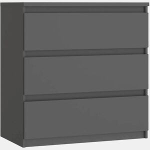 Cómoda CHELSEA Cinzento Antracite 77,2 x 42,2 x 79,9 cm