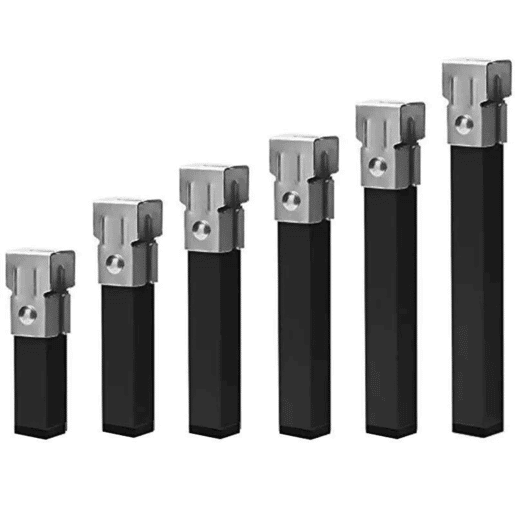 Conjunto de 6 pernas quadradas de metal de 40 cm com grampo para base de cama de tubo de 30x30 mm Conjunto de 6 pernas quadradas de metal de 40 cm com grampo para base de cama de tubo de 30x30 mm