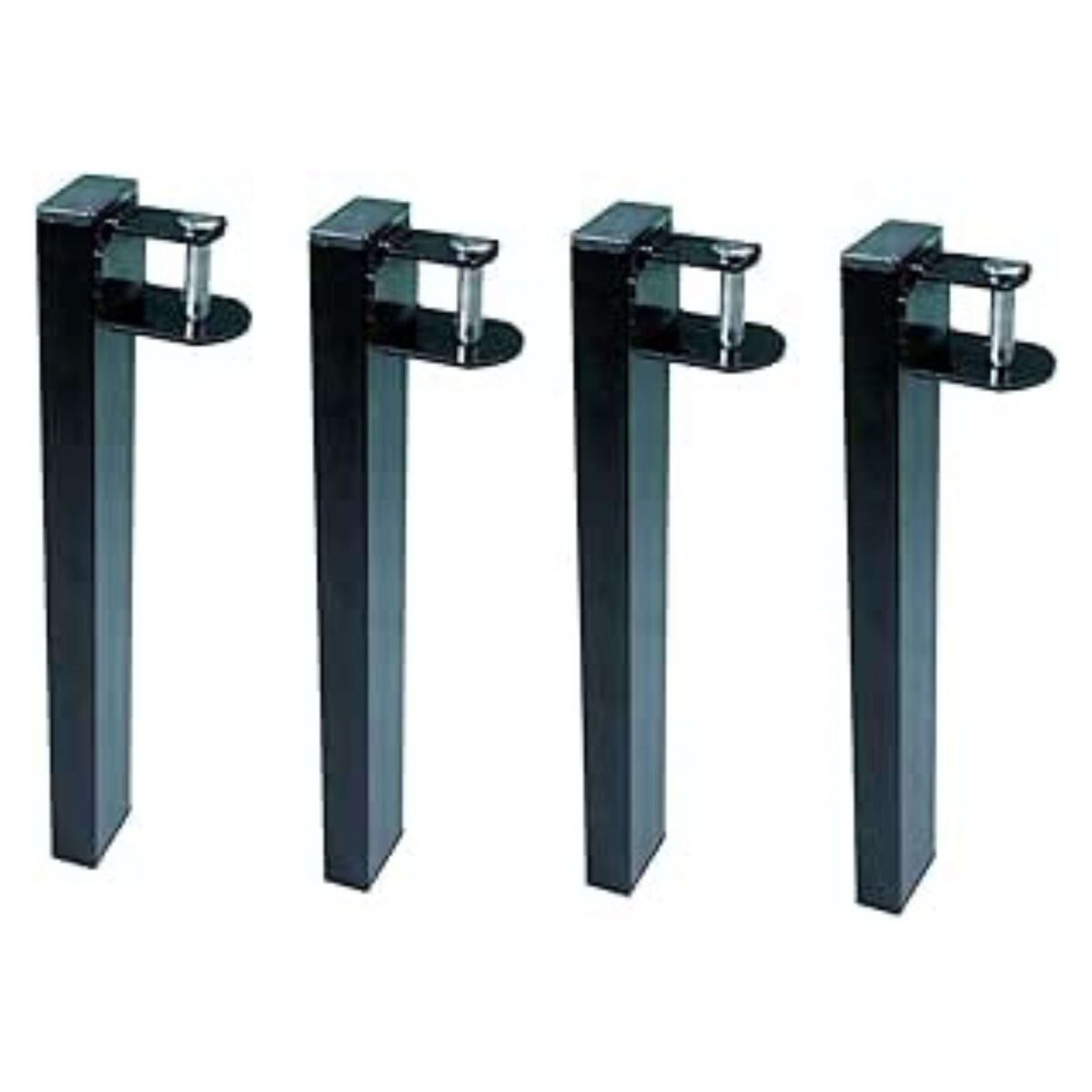 Pack 4 patas canguro para somier - metálicas y rectangulares - ideales para cama nido - cuens